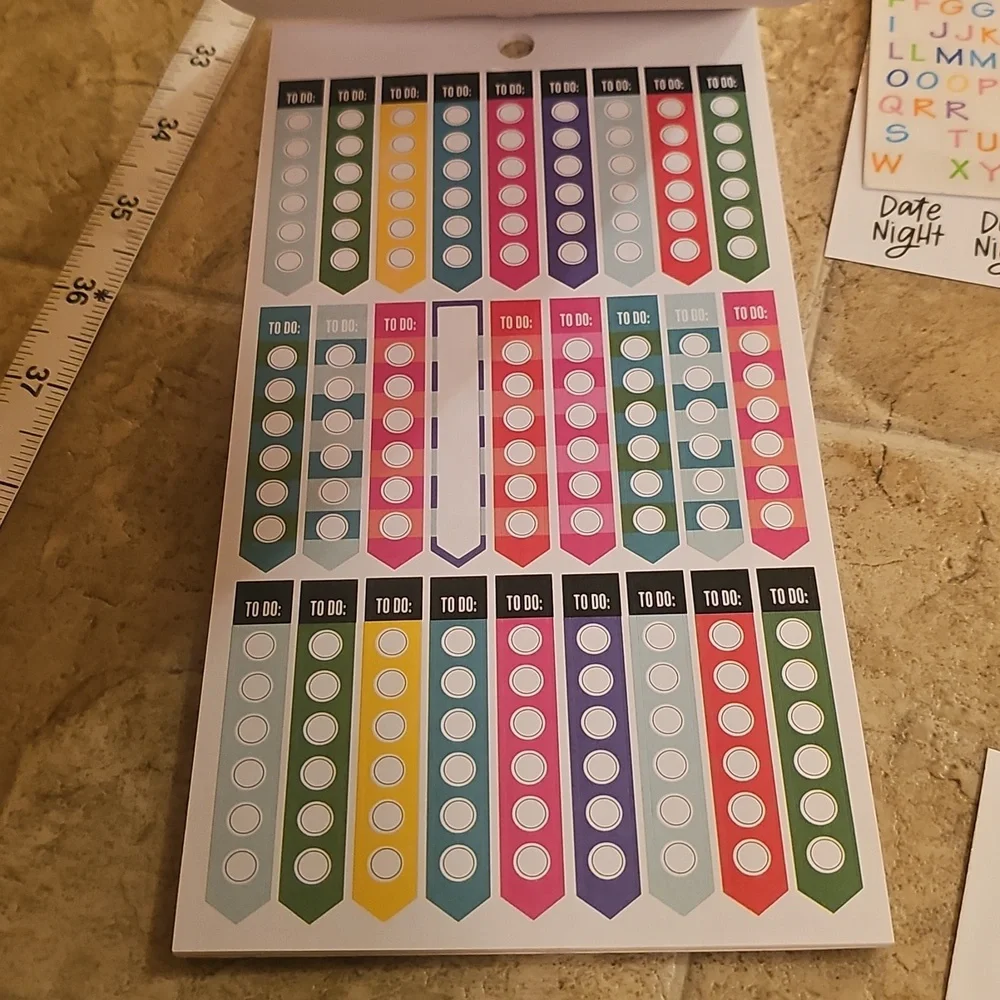 Colorful Planner Sticker Set - Bundle Of Mixed Matched Collections.